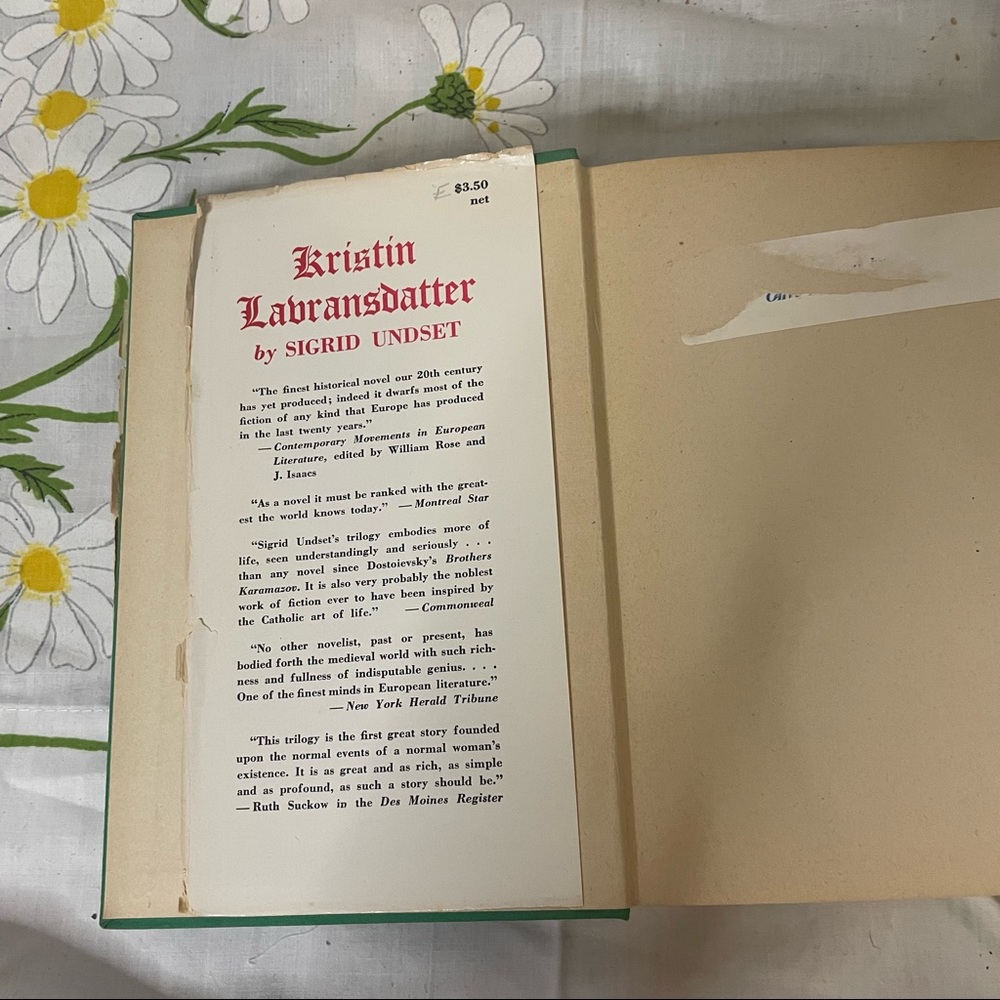 Kristin Labransdatter, The Bridal Wreath, The Mistress of Husaby, The Cross 1945 - Picture 5 of 8